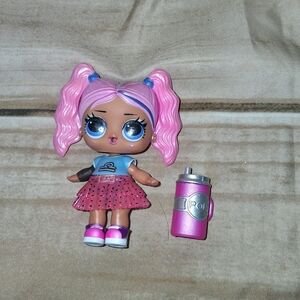 L.O.L. Surprise! Pink and Blue Doll with Sparkly Skirt